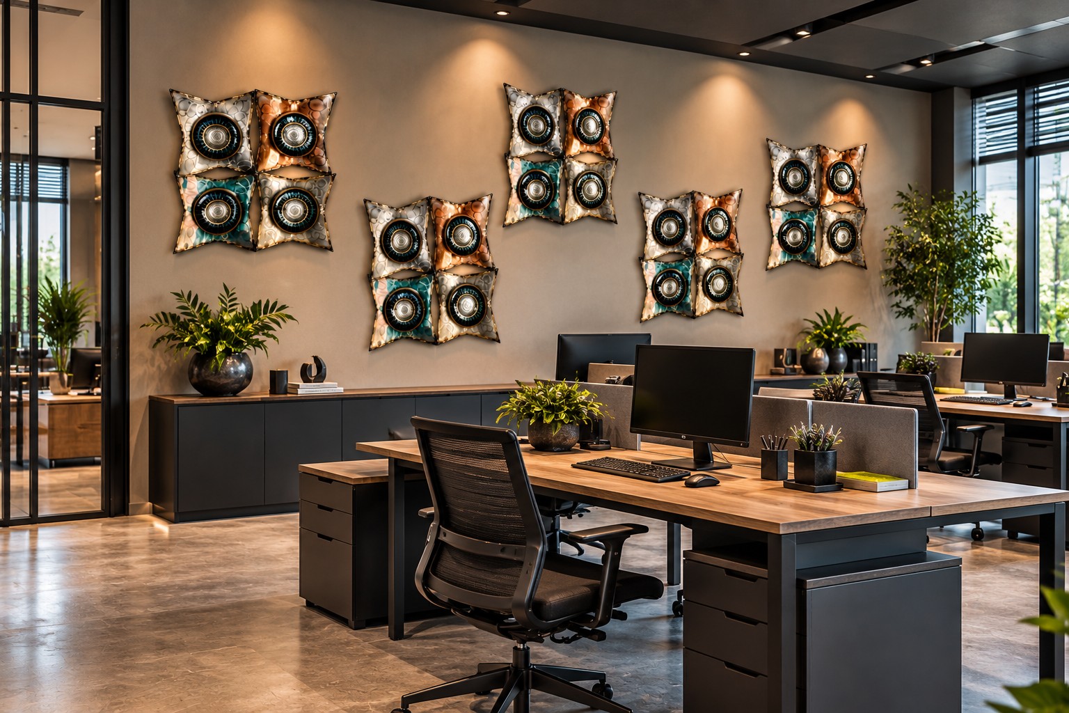 Wall decoration 3d Carre
