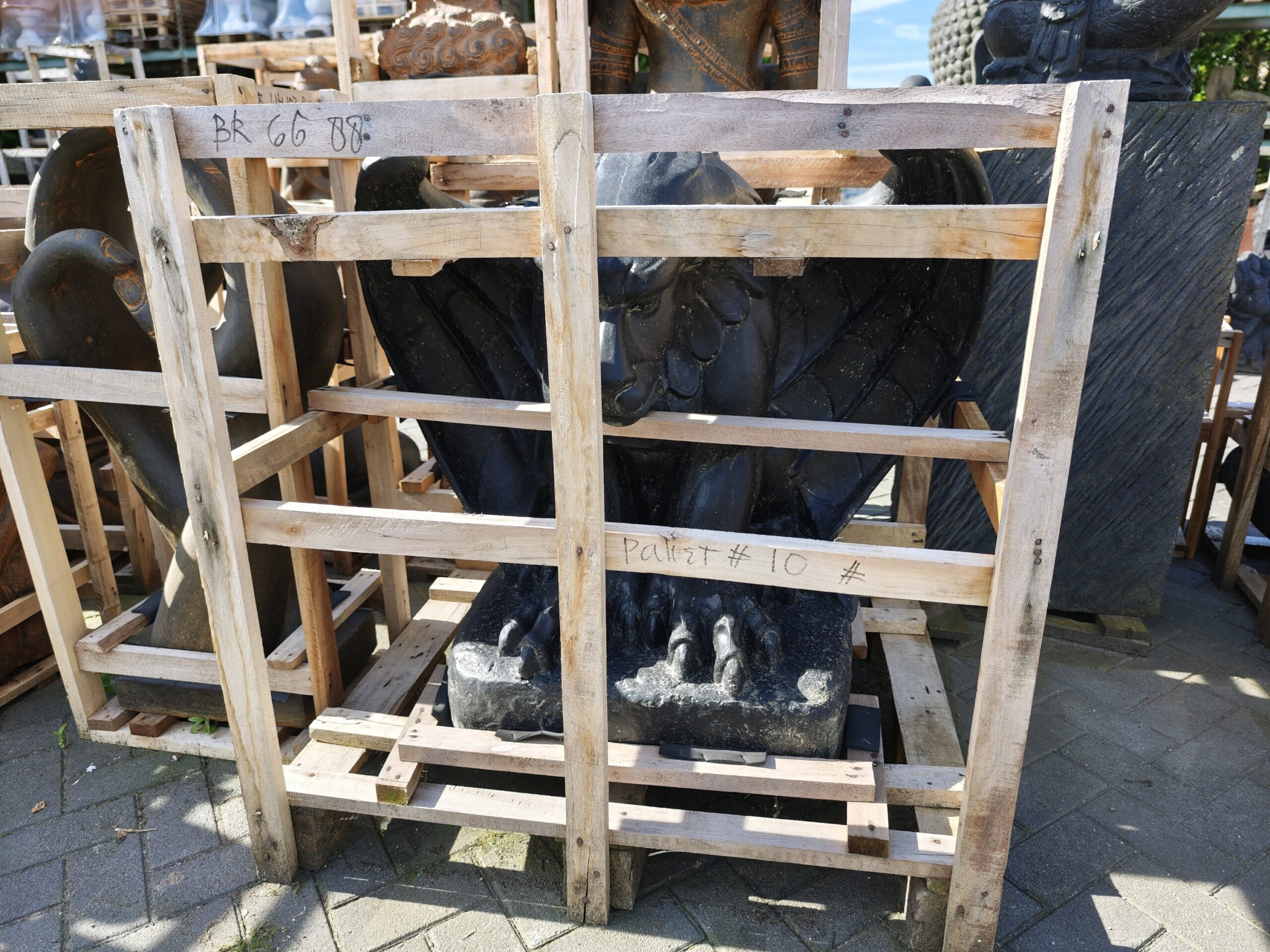 Garten Skulptur Gargoyle groß 100cm