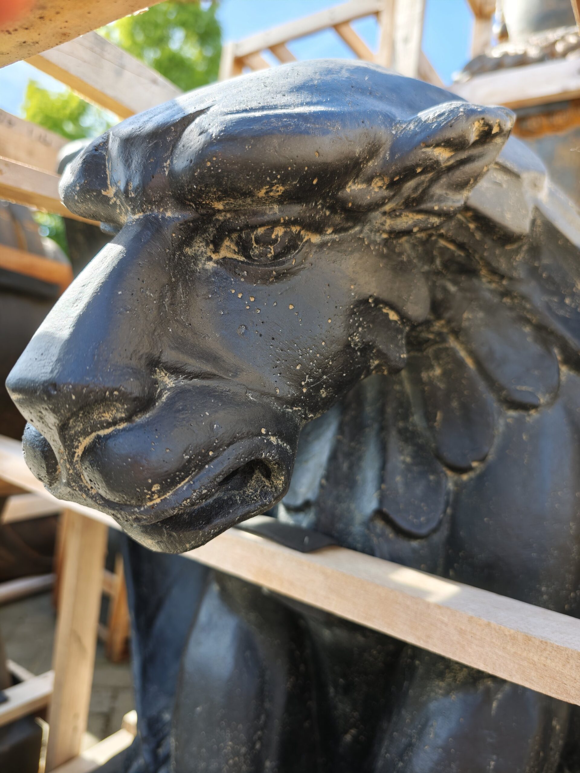 Garten Skulptur Gargoyle groß 100cm
