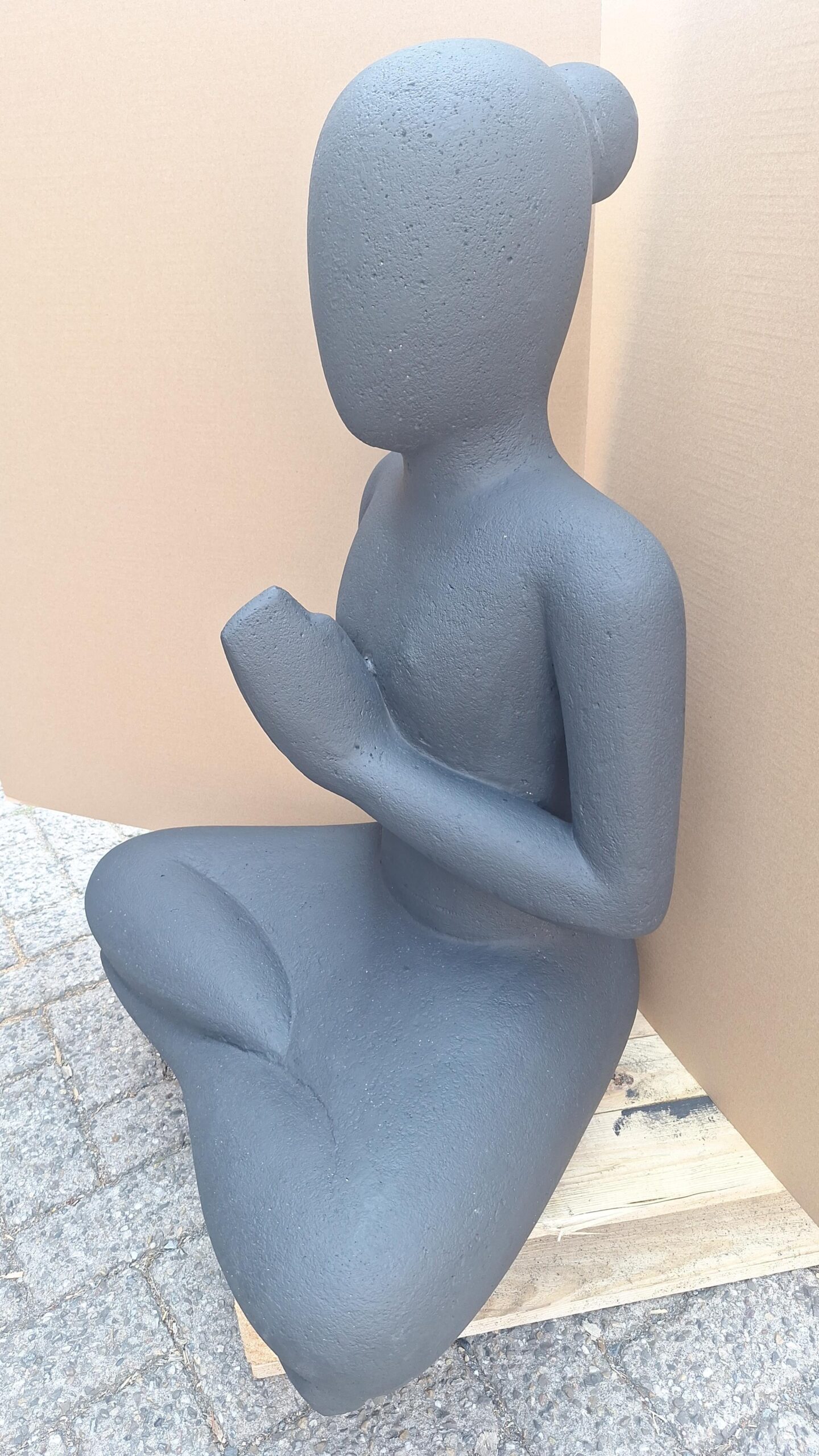 Yoga beeld groetend 80cm