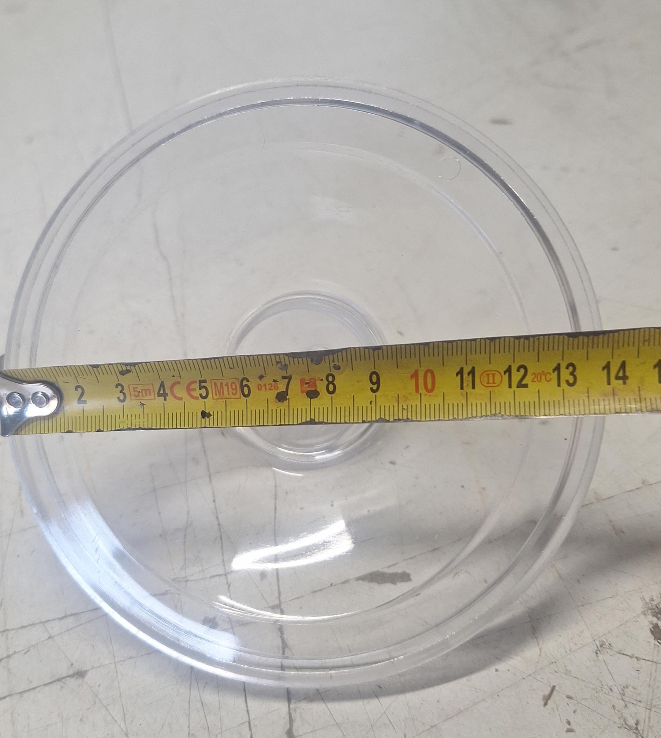 Dish for rotating glass globe 15cm without LEDs