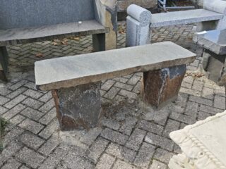 Gartenbank Basaltstein Bas 120cm