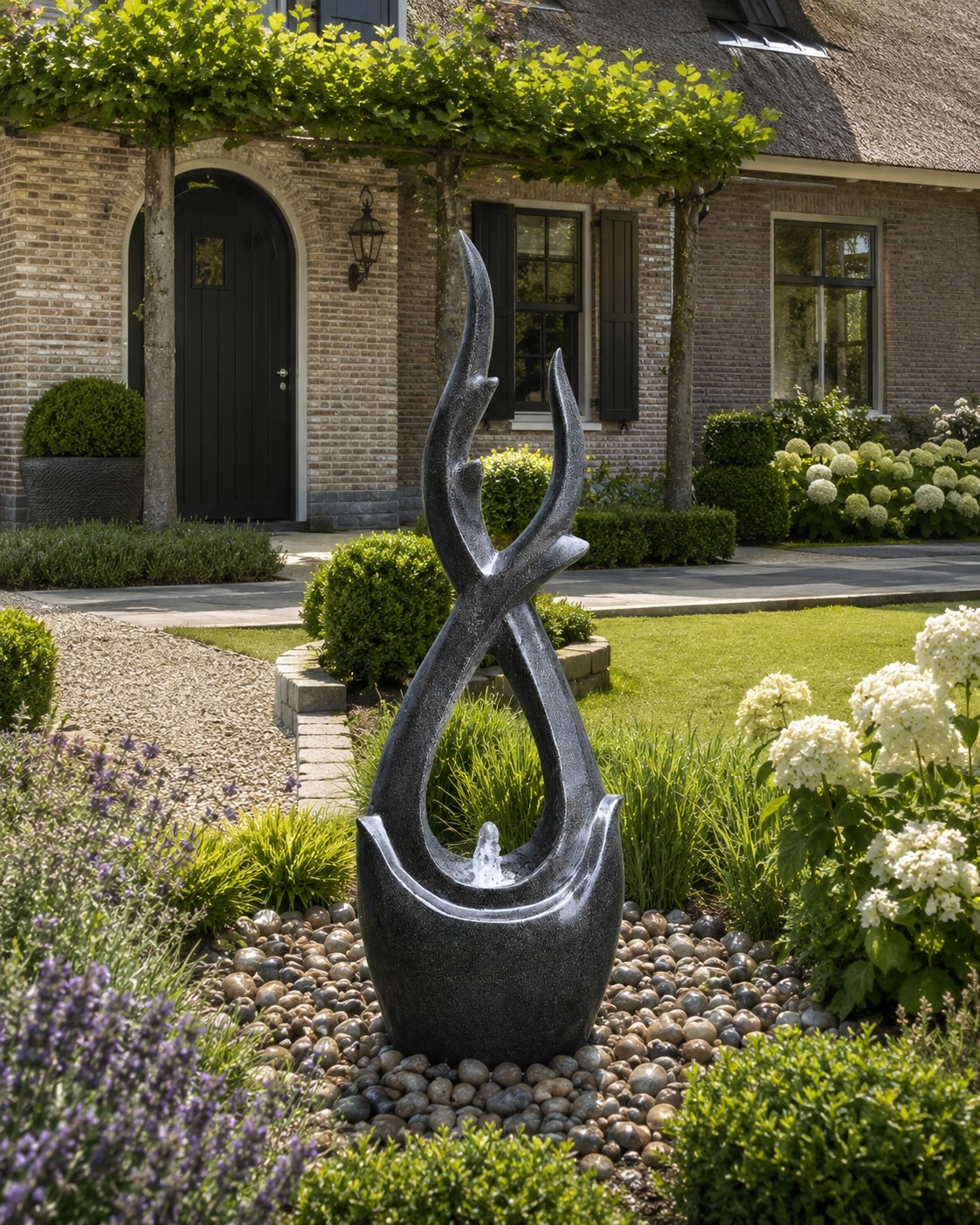Luxury water fountain Flames 125cm