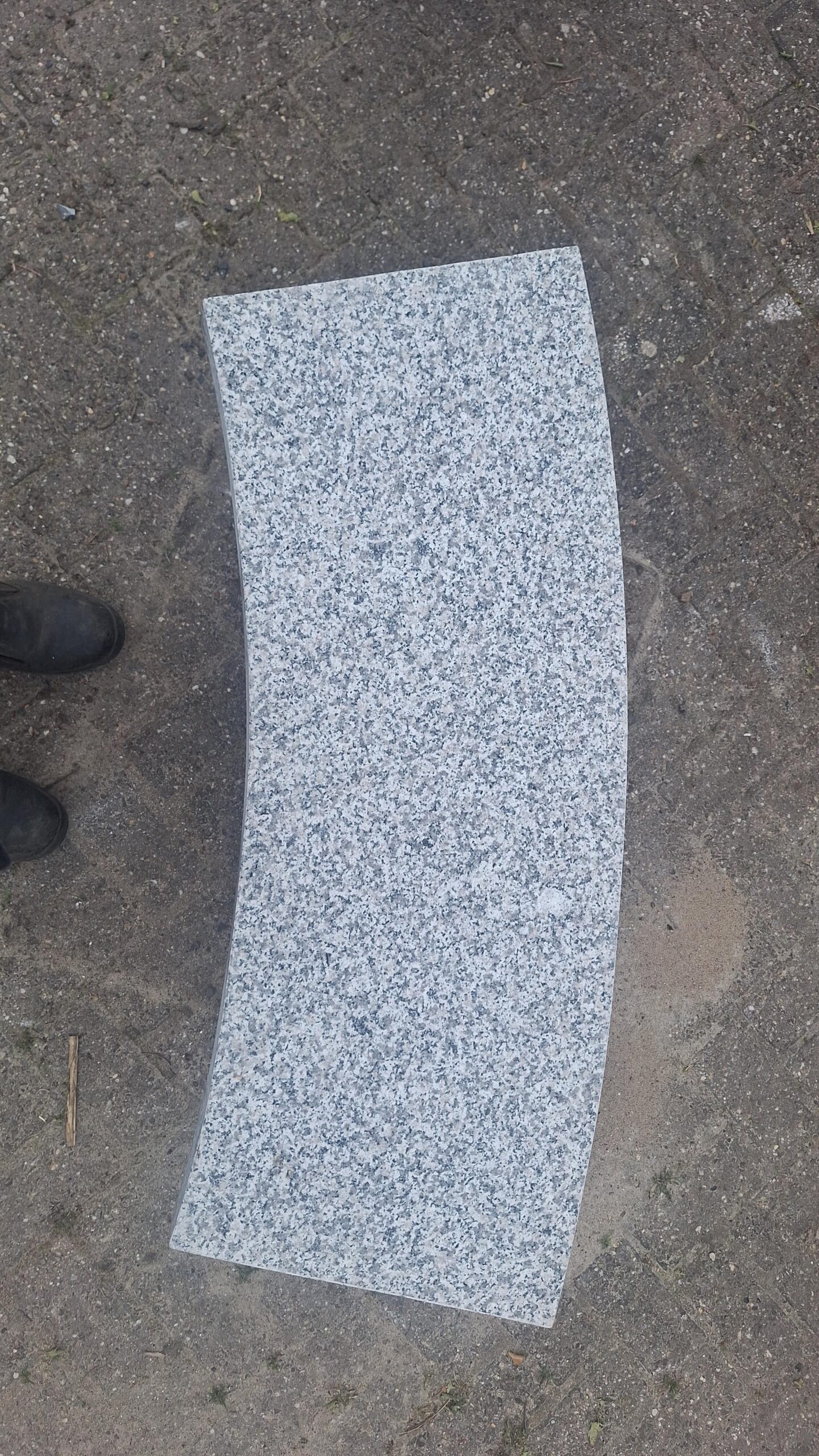 Tuinbank graniet Fred grijs 100cm