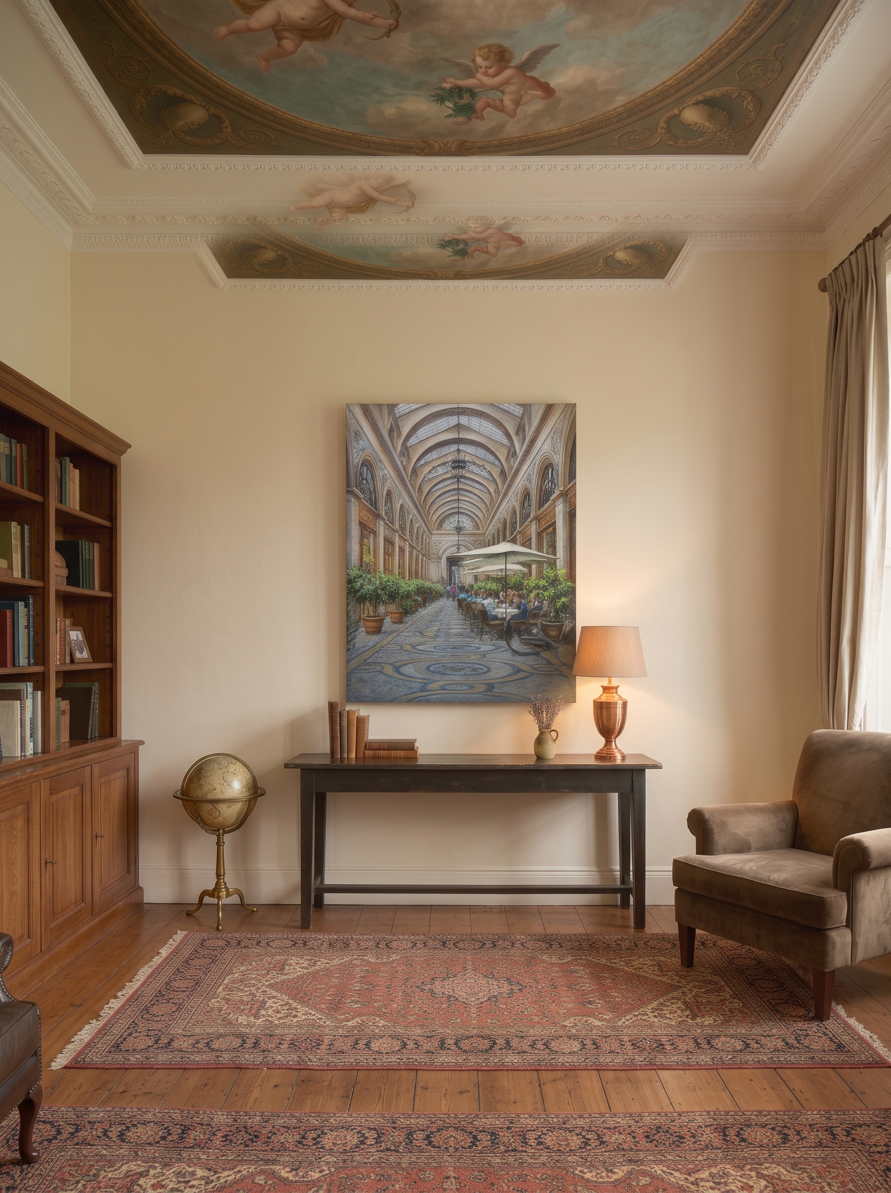 Metal 3d painting Indoor terrace 80x120cm