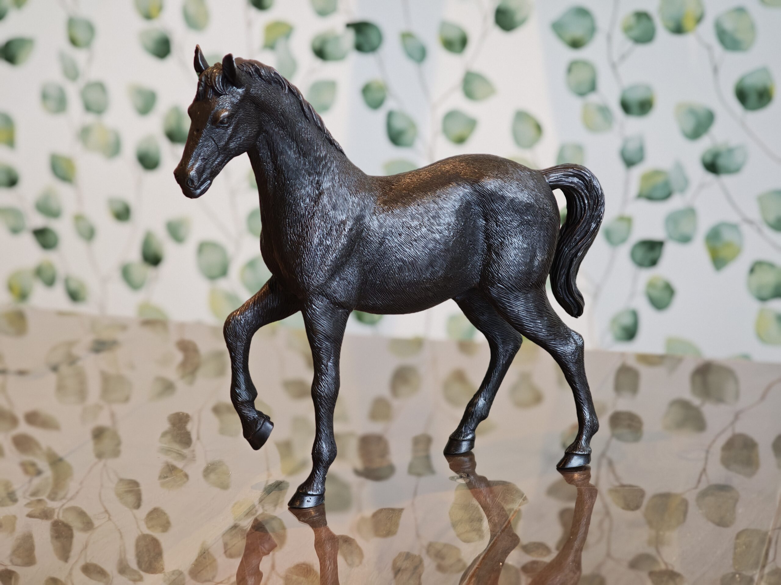 Bronzen paard 29cm