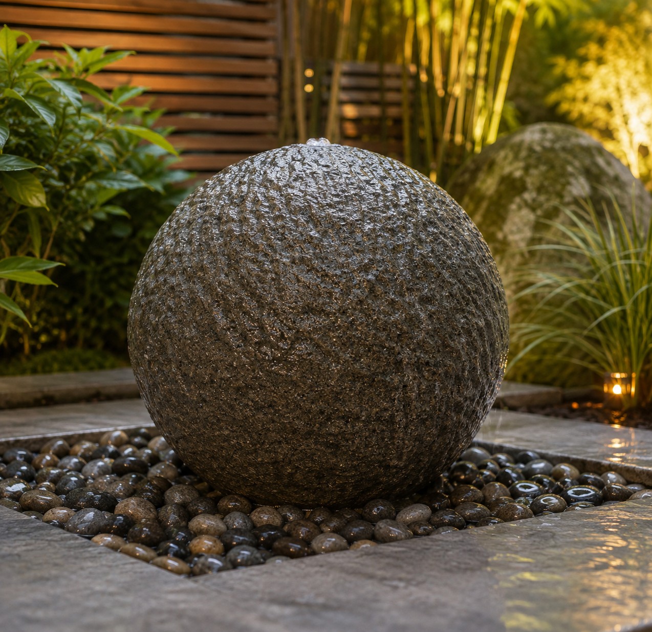 Water globe greenstone 40cm