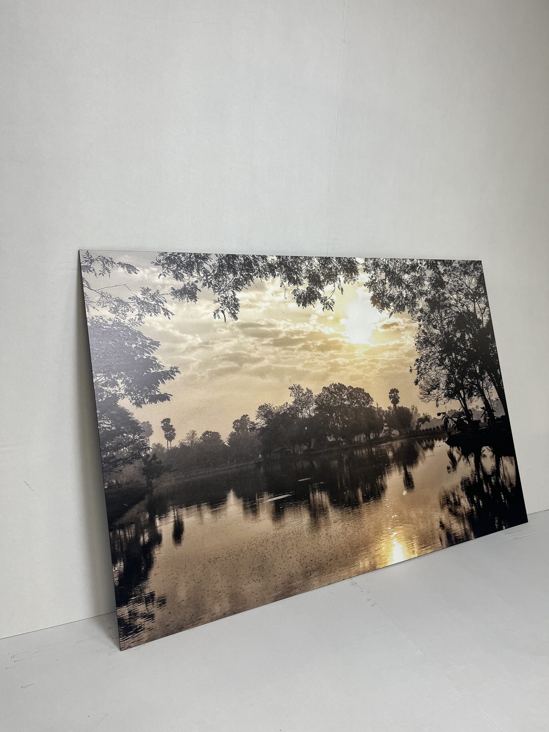 Gemälde Deko-Paneel Seeblick in 4 Größen