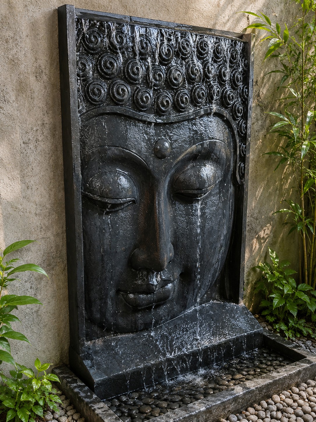 Ganesha Wandbrunnen 60x15x80cm