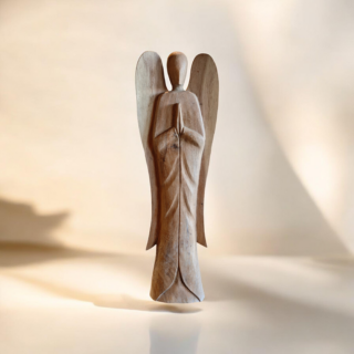 Beeld hout engel 100cm