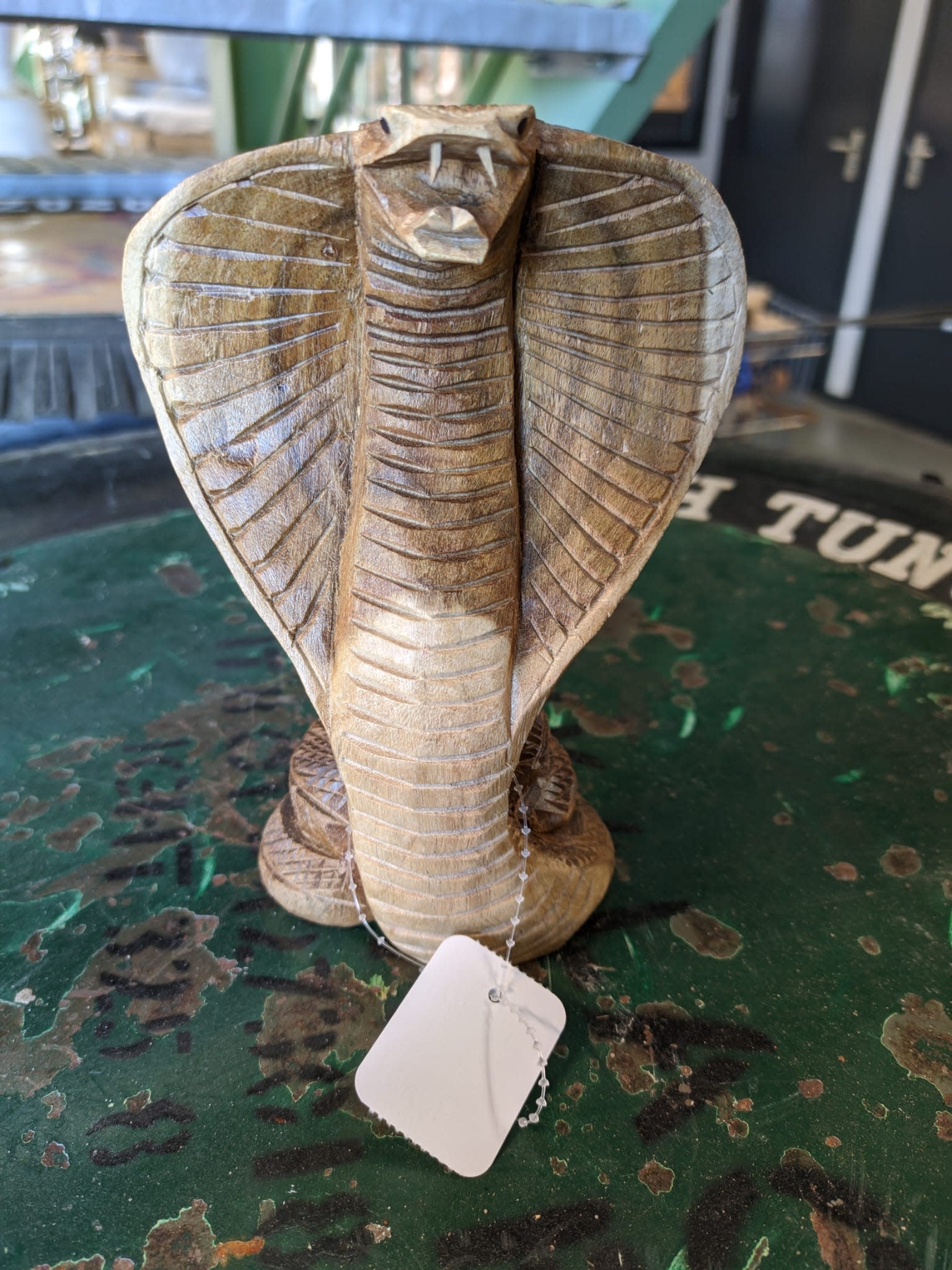 180734 Holzskulptur Kobra eliassen.nl