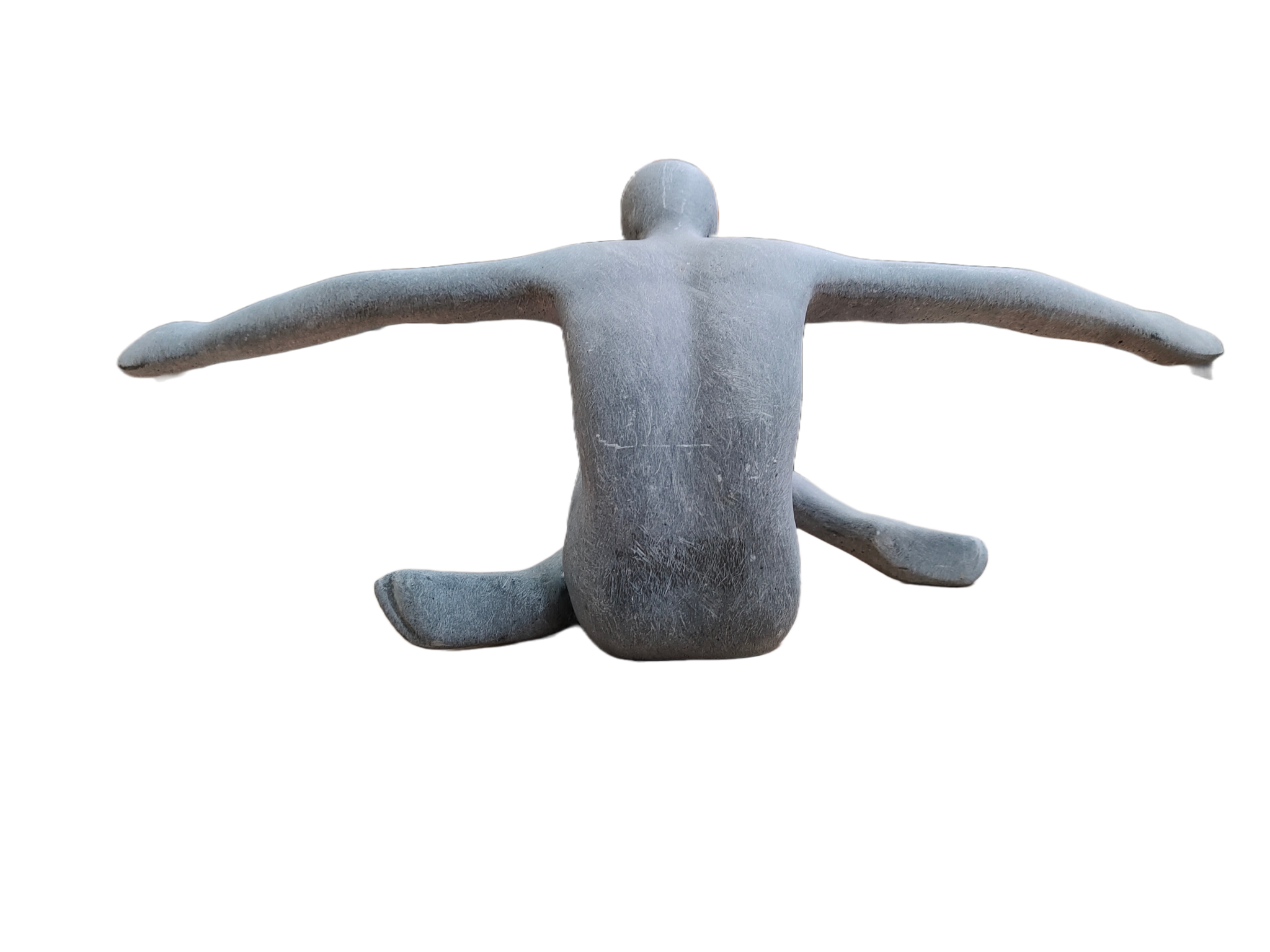 3100-1-003 - Flying man grijs mat 53cm - eliassen.nl