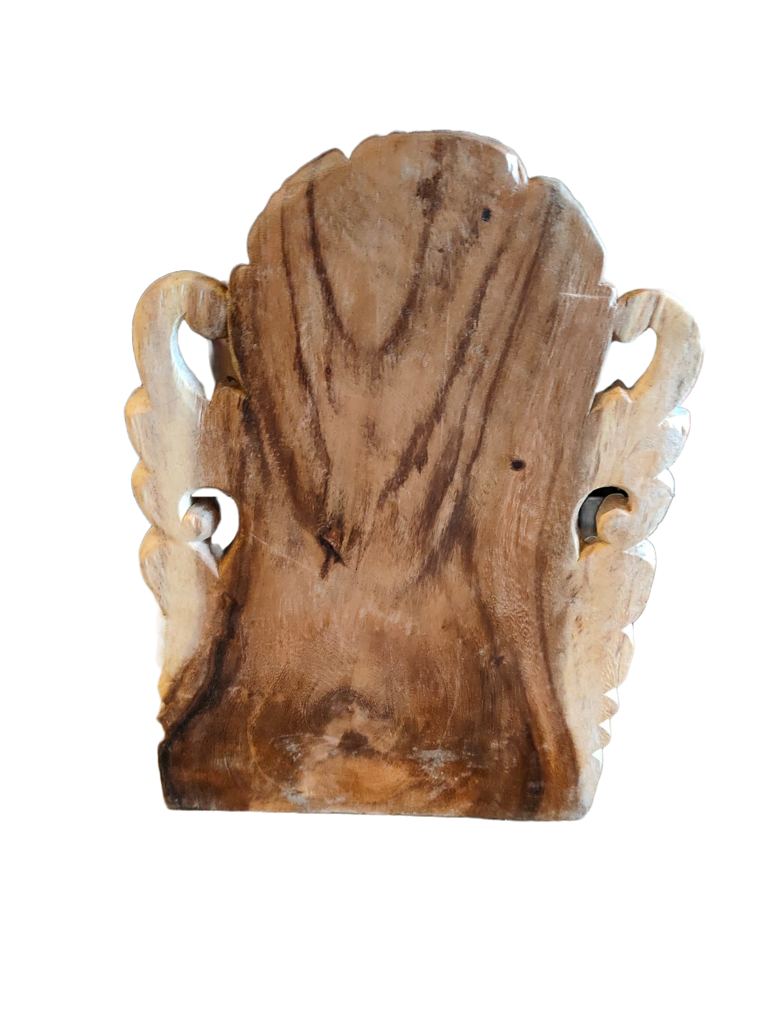 Statue Buddha wood richly decorated 35cm - eliassen.nl 2