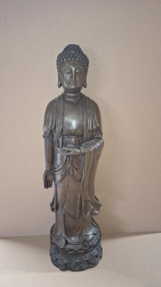 Statue Bronze Blutdha stehend eliassen.nl