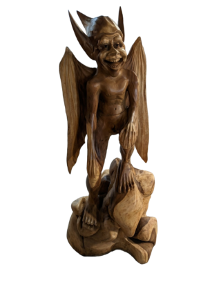 Statue Holzzwerg groß 155cm eliassen.nl