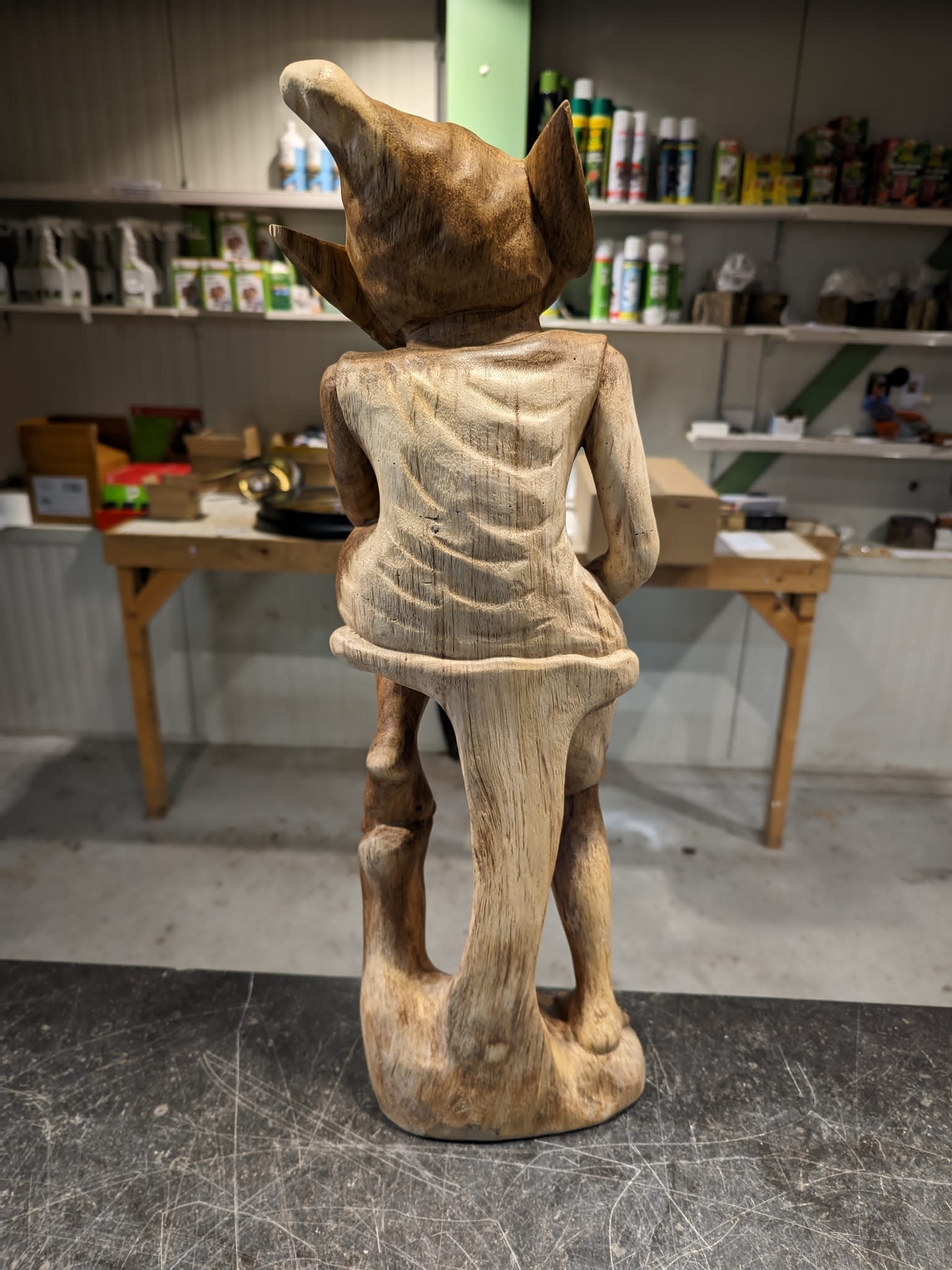 Statue Holzzwerg klein 60cm eliassen.nl 3