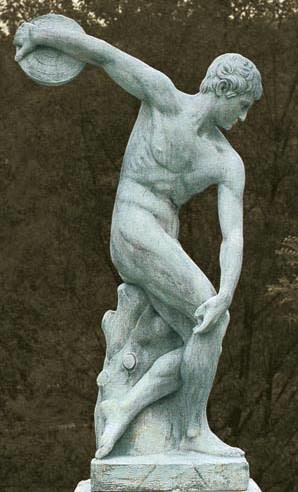 Beeld klassiek Discuswerper 166cm - eliassen.nl