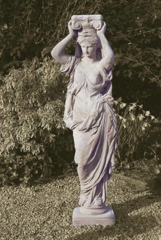 Statue classical Caryatid lady 150cm - eliassen.nl