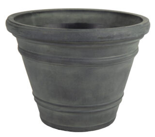 Blumentopf rund super groß Rinca dunkelgrau 102cm