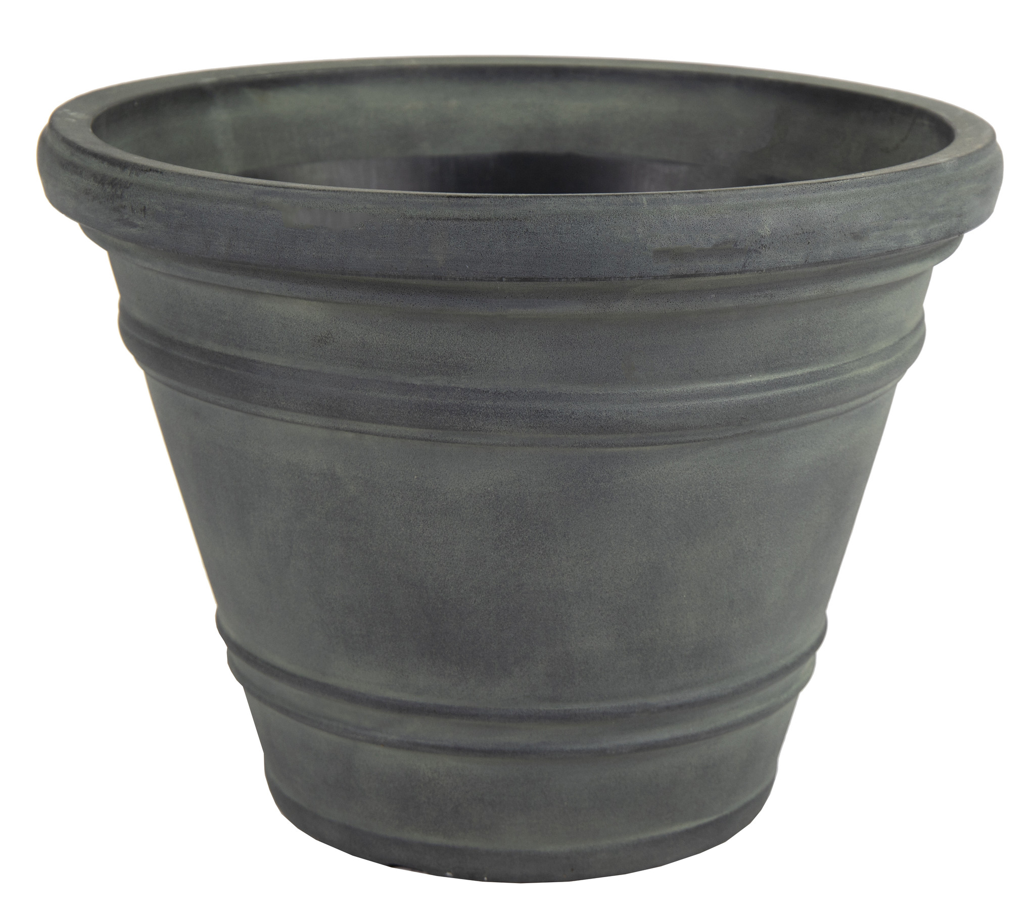 Blumentopf rund super groß Rinca dunkelgrau 102cm