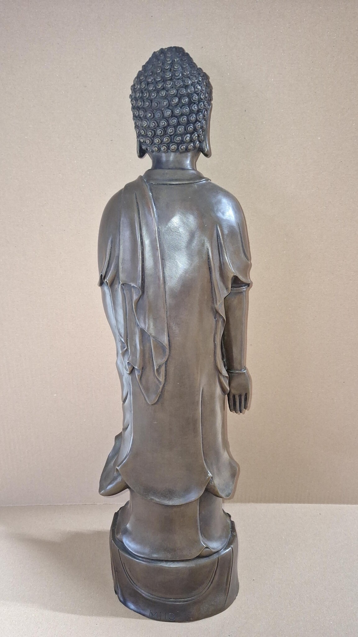 Buddha Statue stehend Bronze elias