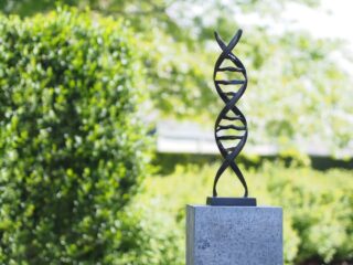 Bronze DNA sculpture-Eliassen.com