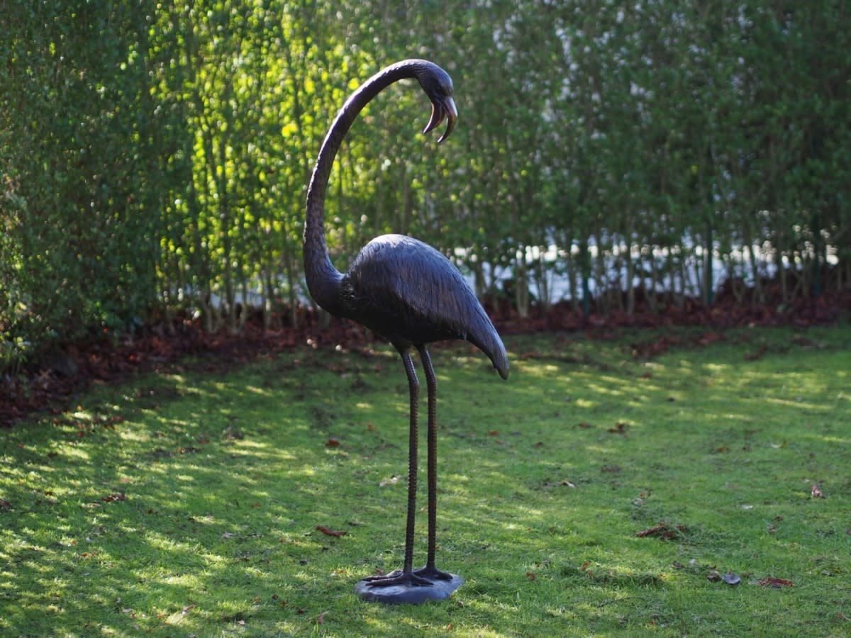 Flamingo aus Bronze - eliassen.nl