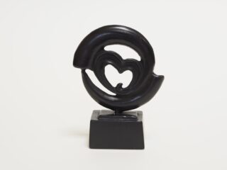 Bronze Herz Skulptur 1 - eliassen.n