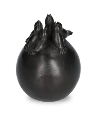 Bronze Urne 7 Vögel groß - eliassen.nl