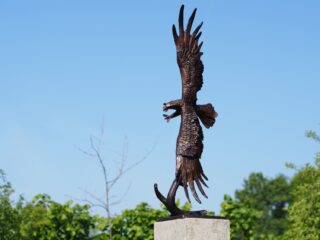bronze flying eagle - eliassen.nl