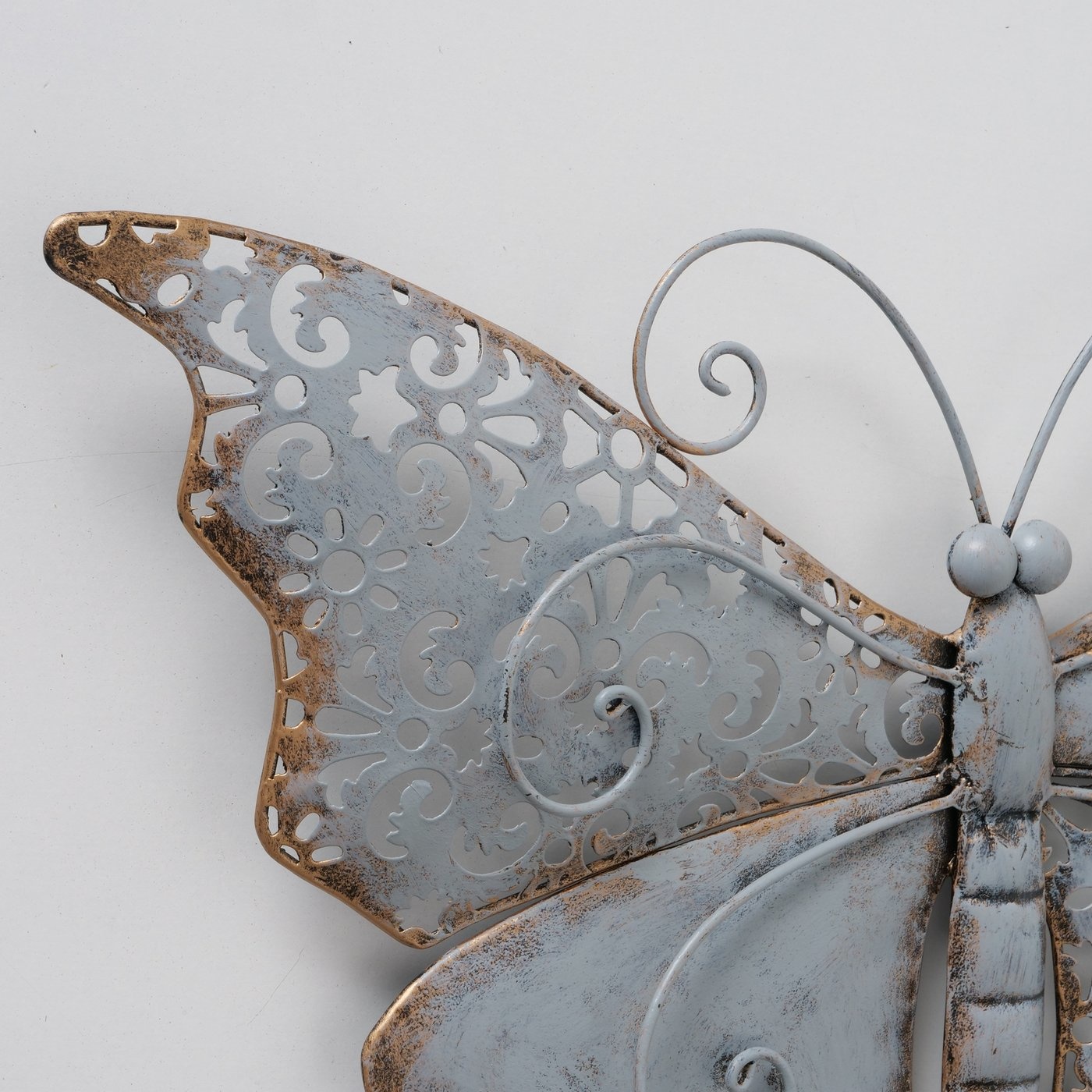Wanddeko Schmetterling Metall