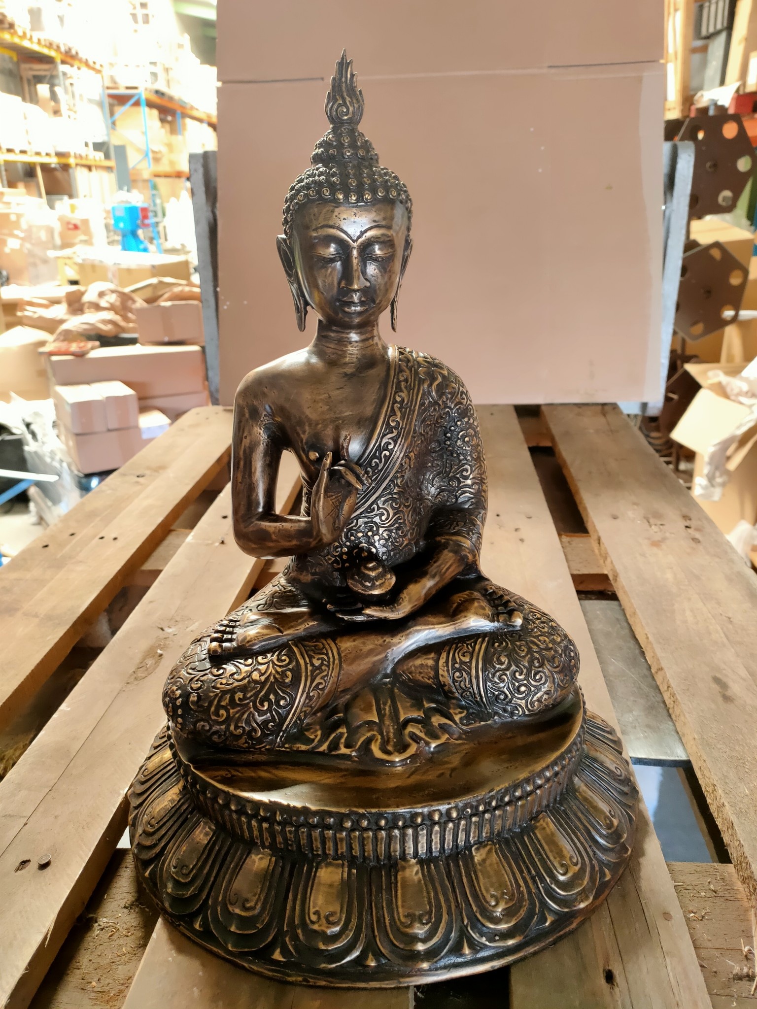 Eliassen Buddha bronze chakra