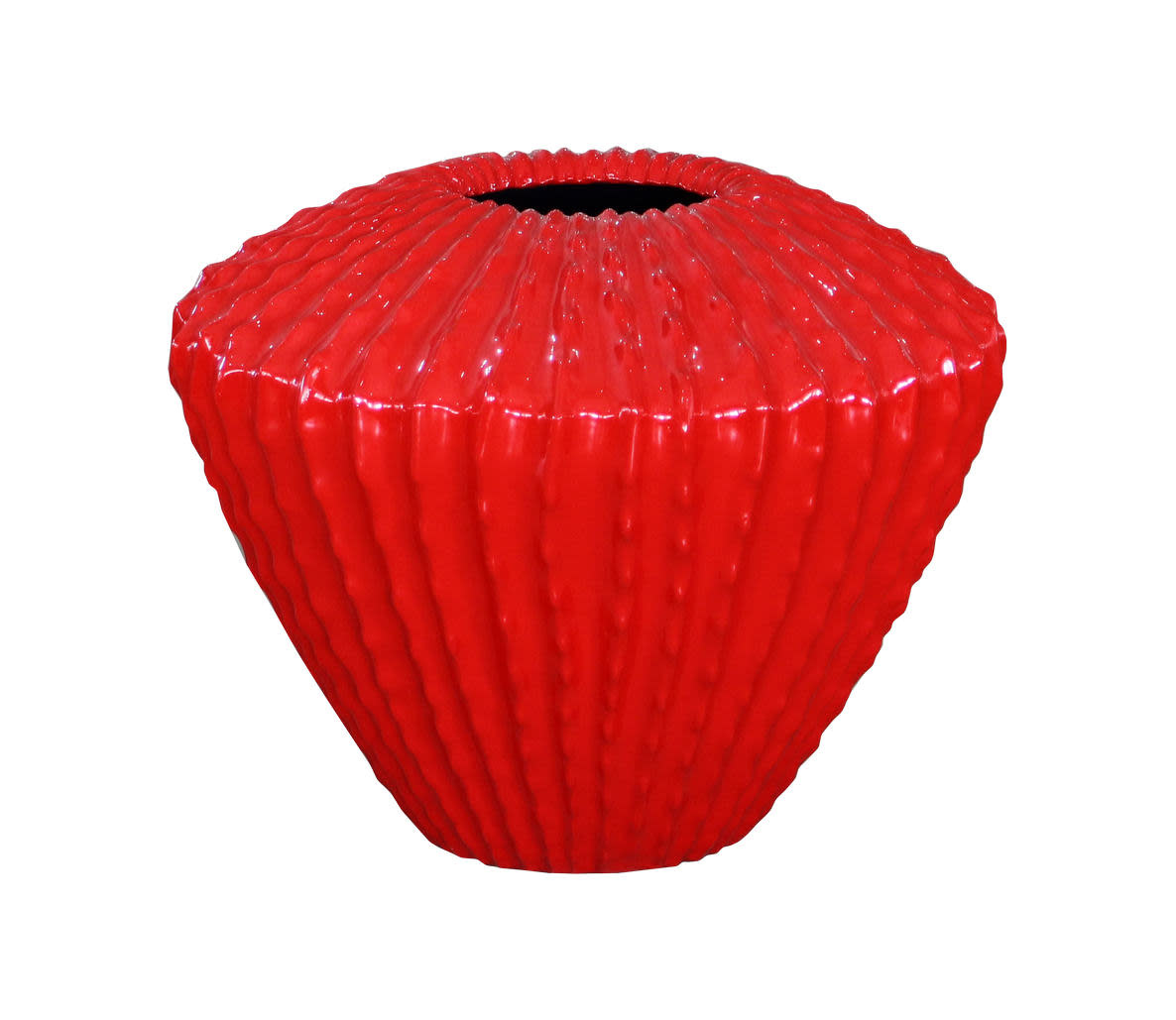 Eliassen Kaktustopf rot hochglanz 45cm