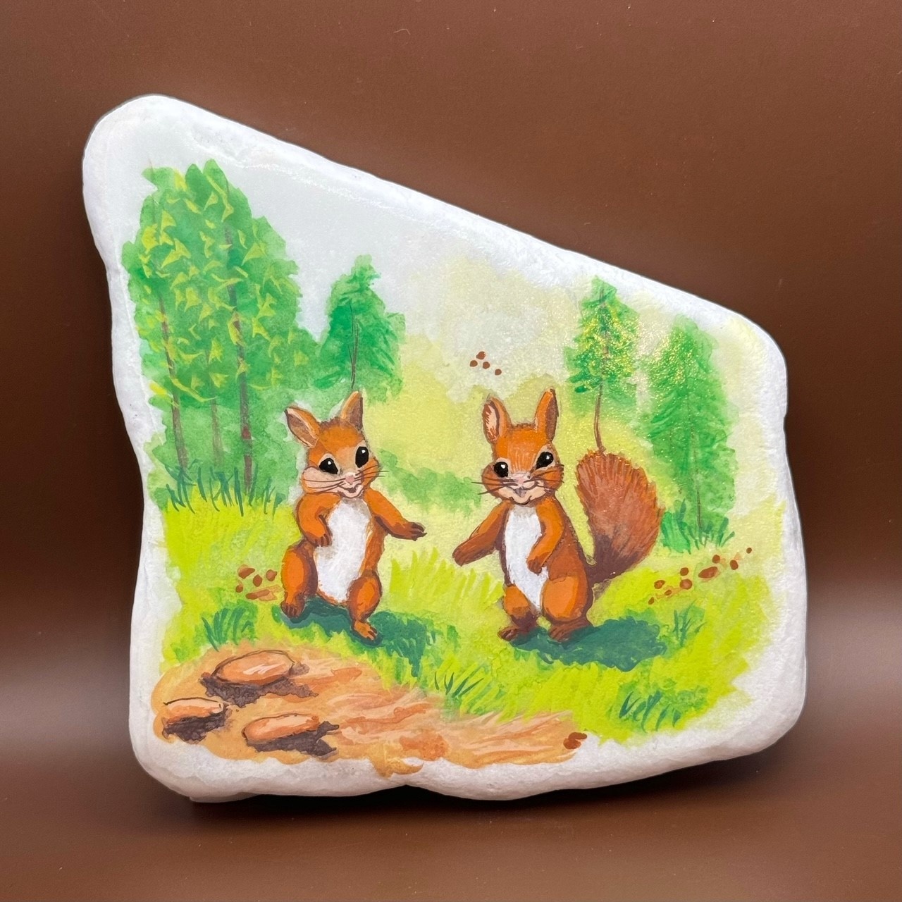 Eliassen beste Steine Felsen zum Malen glückliche Steine santorini Eichhörnchen