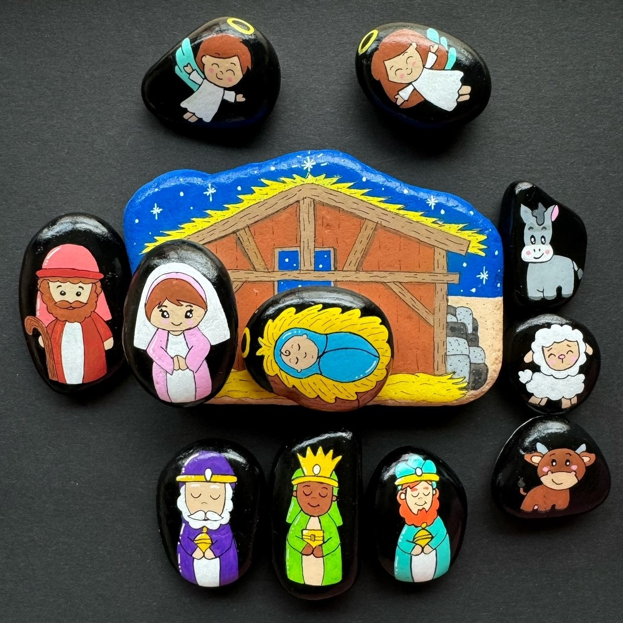 Eliassen best stones boulders for painting happy stones santorini flat white flat grey