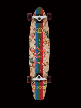 Eliassen Glasmalerei Gucci Waveboard 60x80cm mit Goldfolie