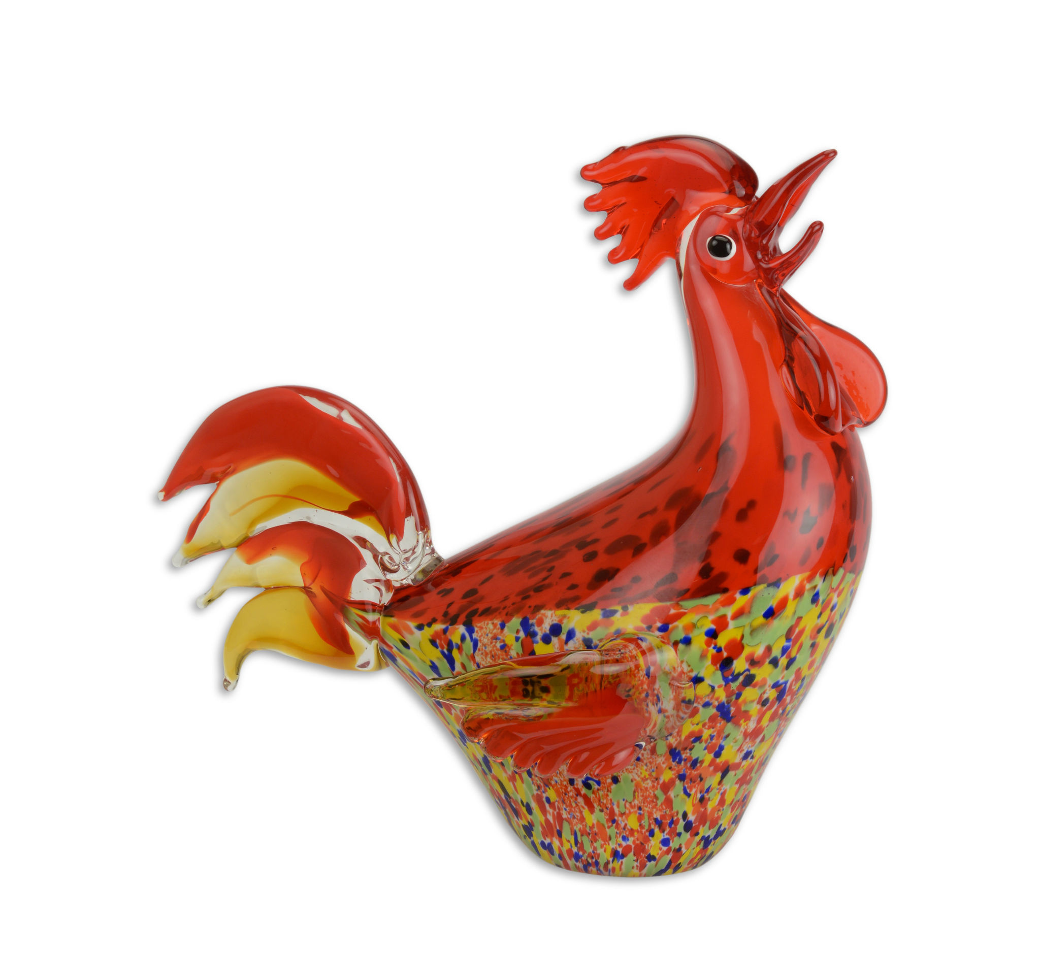 Eliassen Glass sculpture murano style rooster