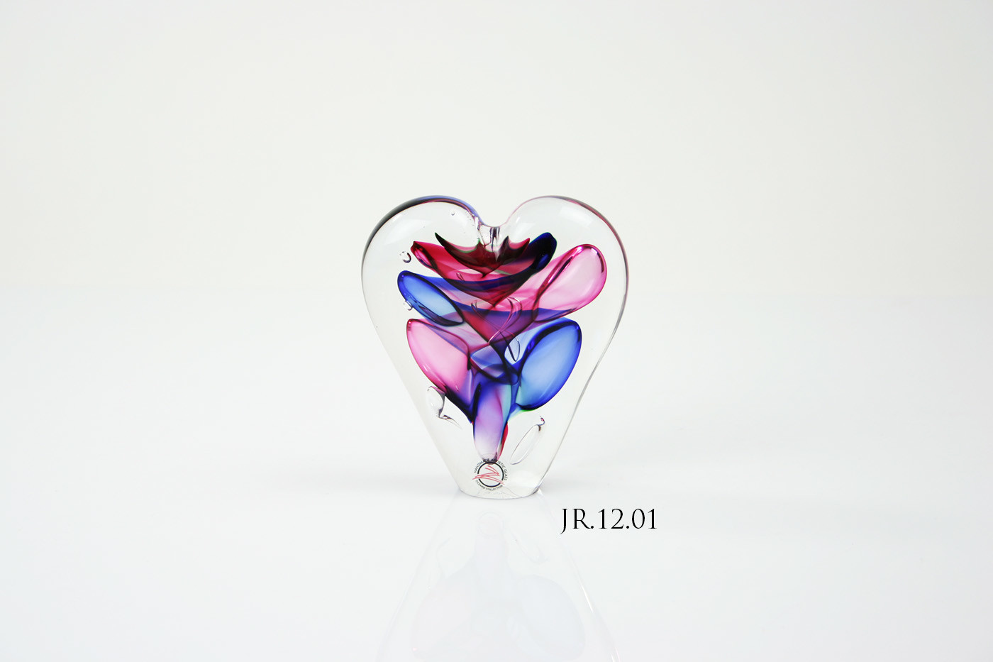 Eliassen Crystal glass object Heart multi 12cm