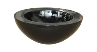 Eliassen Schaal zwart hoogglans dia 50cm