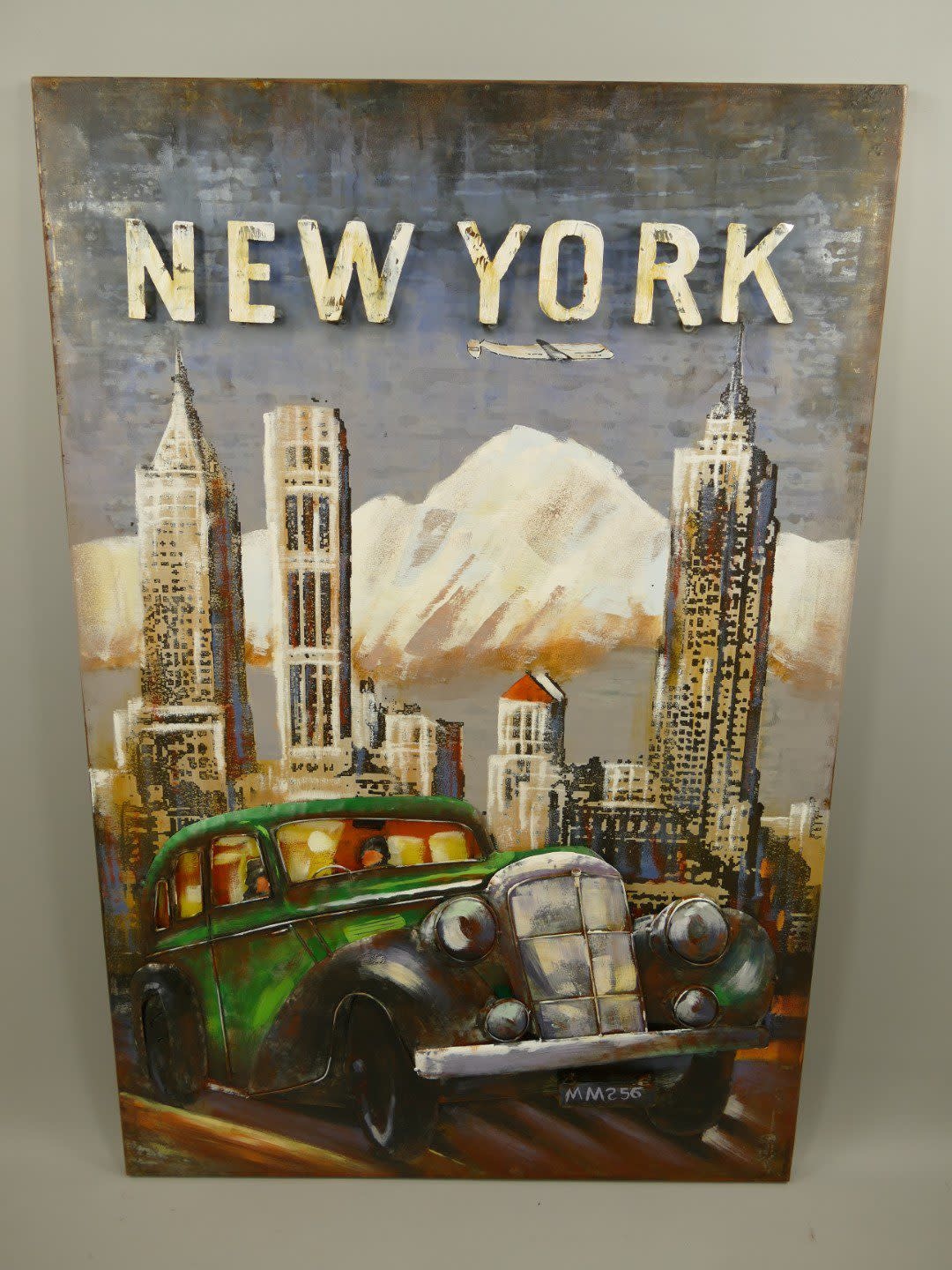 eliassen Schilderij 3d Metaal New York 1920