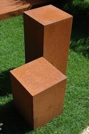 Eliassen Pedestal Corten Steel