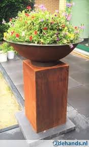 Eliassen Pedestal Corten Steel