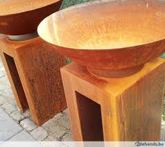 Eliassen U Pedestal Corten Steel