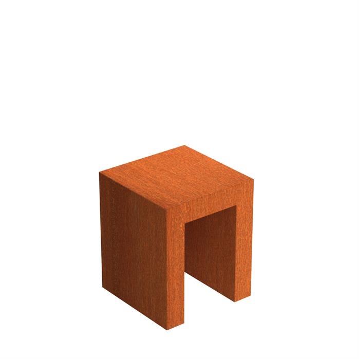 Eliassen U Pedestal Corten Steel