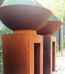 Eliassen U Pedestal Corten Steel