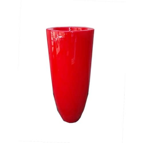 Eliassen Vase Hochglanz Rot 120cm