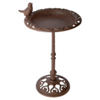 Eliassen Vogelbad auf hohem Sockel aus Gusseisen