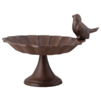 Eliassen Vogeltränke auf Fuß Gusseisen 1 Vogel