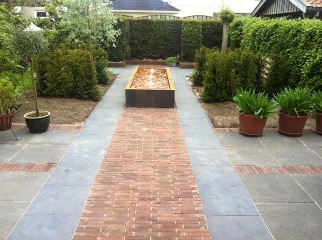 Eliassen Wassertisch Cortenstahl