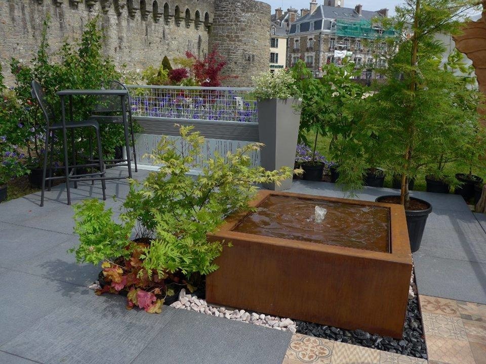 Eliassen Water Table Corten Steel